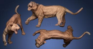 3D model tiger model (STL)